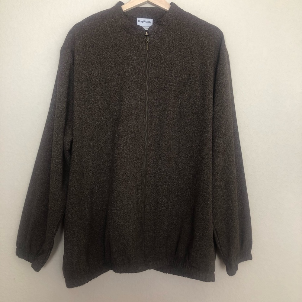 BonWorth brown bomber jacket